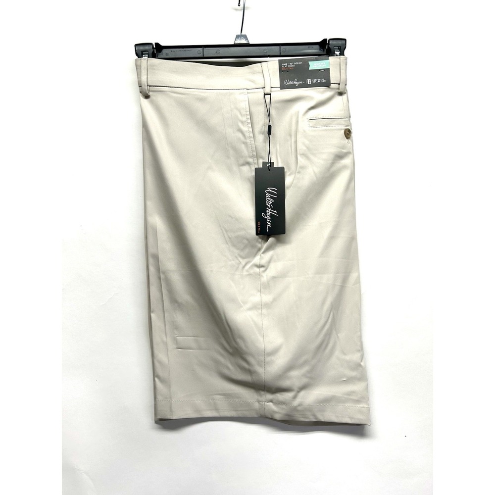 Walter Hagen Size 48 Perfect II Big & Tall Men's 10" Khaki Shorts (HU)